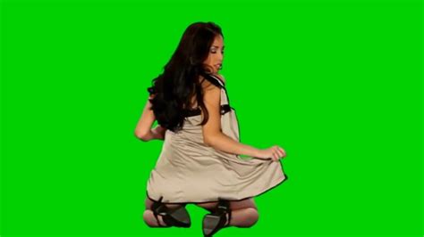 Sexy Girl Dance On Green Screen Youtube