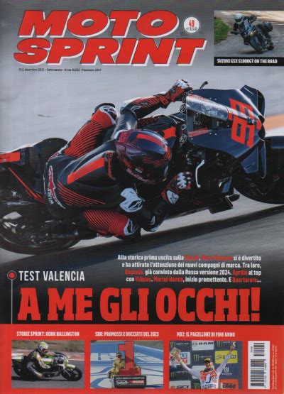 Motosprint N 49 5 11 Dicembre 2023 Settimanale Italiano EDICOLA SHOP