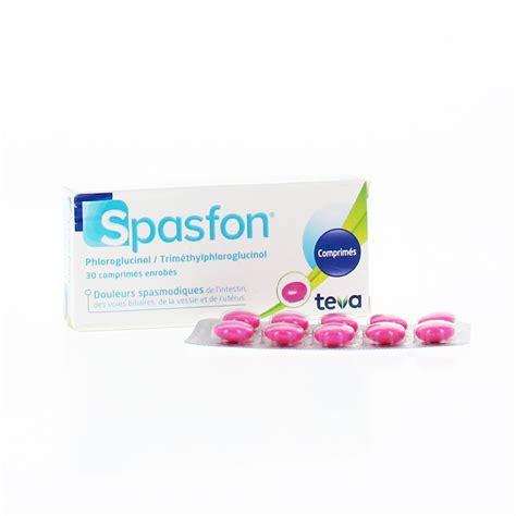 Spasfon Boîte De 30 Comprimés Cephalon Médicament Conseil Pharmacie