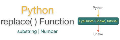 Python String Replace Function Examples Code Eyehunts