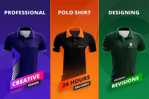 Design outstanding polo t shirt by Thaviz | Fiverr