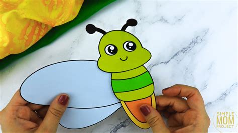 Free Printable Firefly Craft Template Simple Mom Project