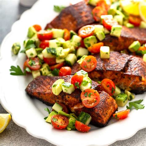 Blackened Salmon Recipe Lemon Blossoms