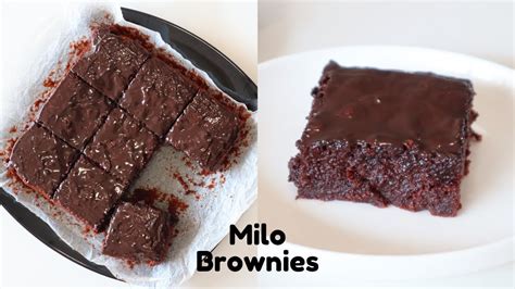 Milo Brownies Recipe Without Cocoa Powder | Besto Blog