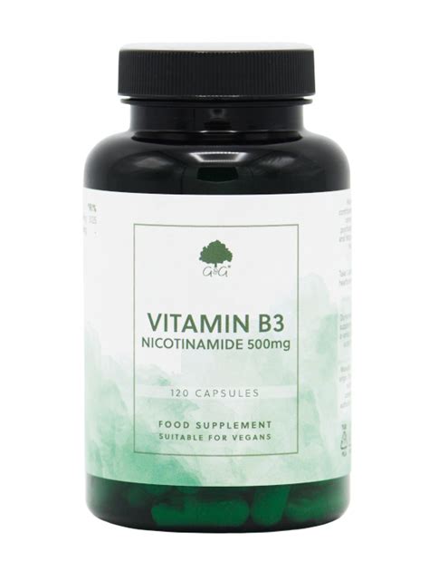 Vitamin B3 Nicotinamide 500mg White Label