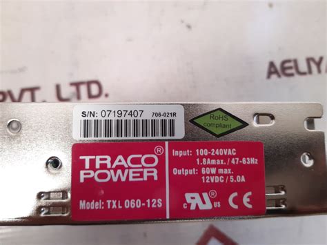 Traco Power Txl 060 12s Power Supply Aeliya Marine