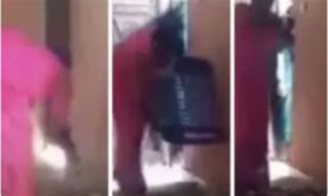 Video Nigerian Woman Caught On Camera Stealing Church Offering