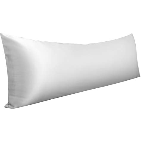 Ntbay Ultra Soft Satin Long Body Pillowcase With Envelope Closure Cooling And Smooth Body