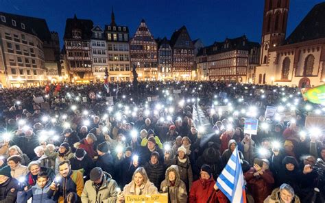 Demo gegen rechts in München heute Zehntausende zu Lichtermeer für