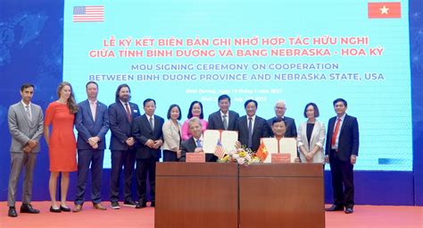 Binh Duong Province US State To Cooperate In Different Fields