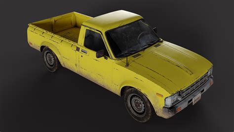 3D Old Toyota Pickup model - TurboSquid 2146225