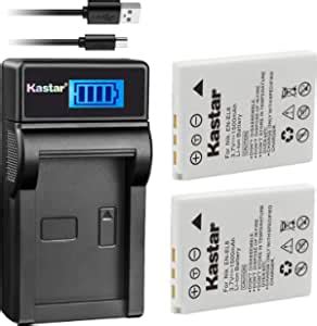 Amazon Kastar Battery X2 Slim LCD Charger For Nik EN EL8 Coolpix