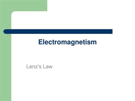 Ppt Electromagnetism Powerpoint Presentation Free Download Id 1836048