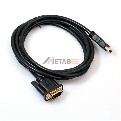 18m Hdmi To Vga Harness Cable With Gold Plated Plug Renhotec