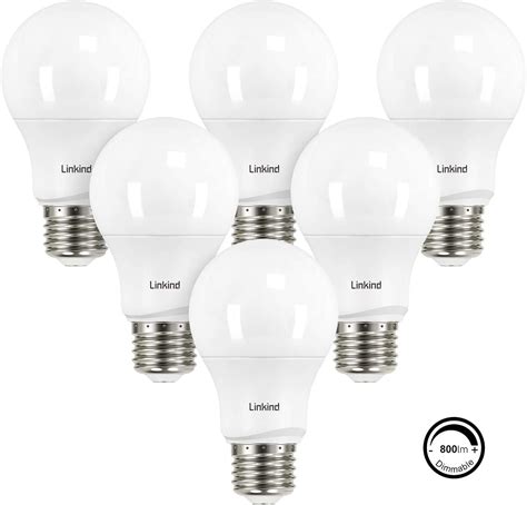 Viribright 60 Watt Replacement A19 LED Light Bulbs (12 Pack), 4000K Cool White - Walmart.com