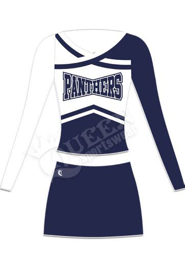 Custom Cheerleading Uniform Panthers Style