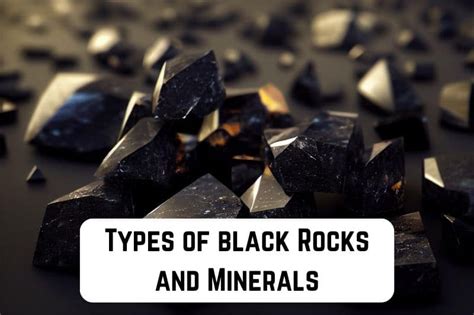 Different Types Of Black Rocks And Minerals Pics Earth Eclipse