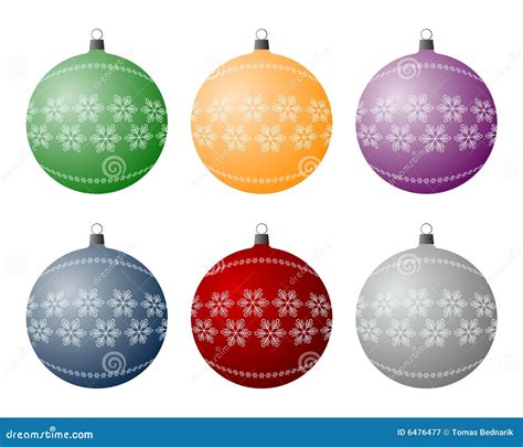 Christmas Bulbs Stock Vector Illustration Of Decorative 6476477