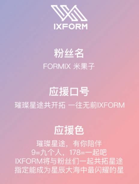 Ixform Umumkan Warna Dan Nama Fandom Formix Leader Hingga Slogan Resmi