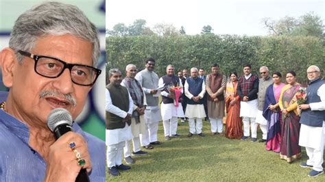 JDU क फरम स Lalan Singh आउट Nitish Kumar क बगल म मल वजय