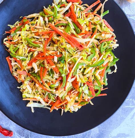 Cabbage Stir Fry With Carrots And Peppers Healthier Steps