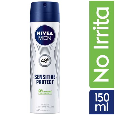 Desodorante En Aerosol Para Hombre Nivea Sensitive Protect Frasco 150ml