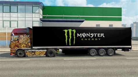 Skin Monster Energy For Semi For Euro Truck Simulator 2