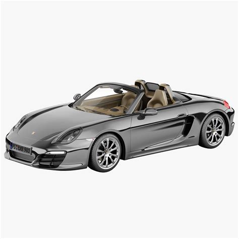 Porsche Boxter S 981 2013 3d Model 149 Max 3ds Lwo Obj C4d Ma