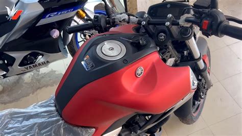 Yamaha Fzs [ Fi V3 Abs Sd ] Beautiful Matte Red Colour Review [ 2022 ] Youtube