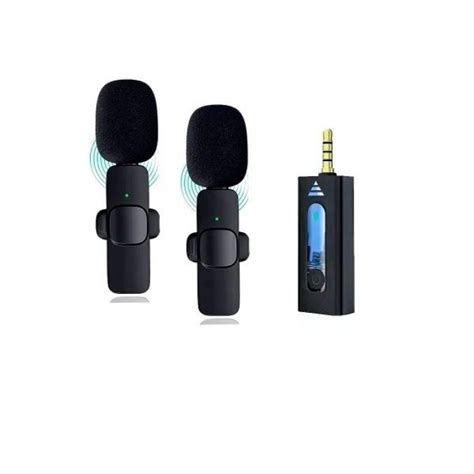 K35 Dual Wireless Microphone For 3 5mm Supported Devices Rainbow Gadget