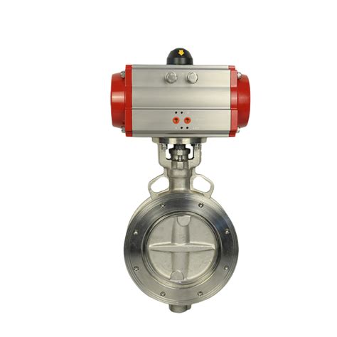 Wafer Type High Performance Pneumatic Actuated Butterfly Valve China