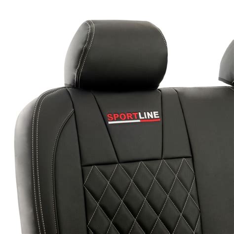 Vw Transporter T T Shuttle Rear Seat Covers Leatherette Logo