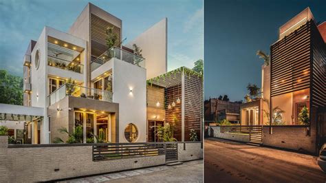 Stepped Cube House in Ahmedabad, India b|Houses