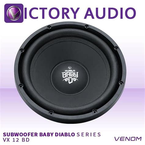 Jual Subwoofer Pasif Venom Baby Diablo VX 12 BD Bass Audio Mobil 12