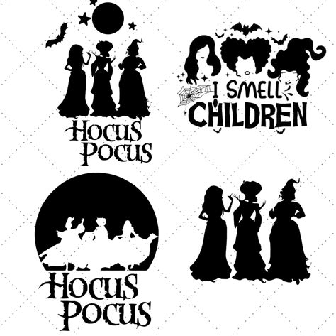 Hocus Pocus Sanderson Sisters Svg Png Bundle 38 Cut Files Top Etsy