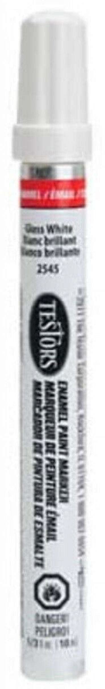 Testors 2545c 1 3 Oz White Gloss Enamel Paint Pen Marker