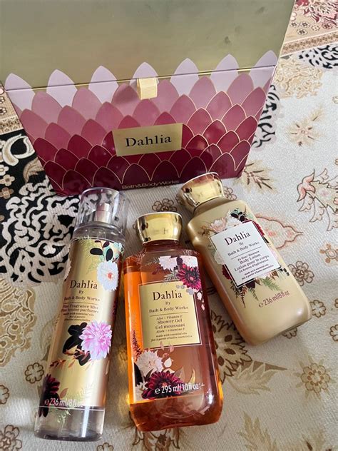 Dahlia BBW Bath Body Work FULL SET 100 Authentic Beauty Personal