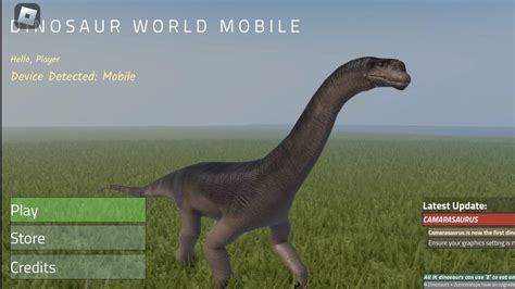 Alectrosaurus Showcase Dinosaur World Mobile Roblox Youtube