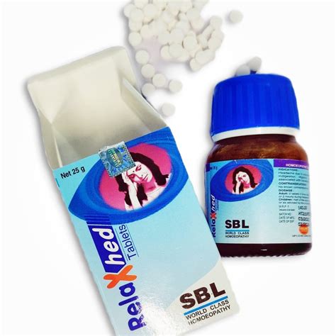 Sbl Relax Head Tablets Prescription At Bottle In Jaipur Id