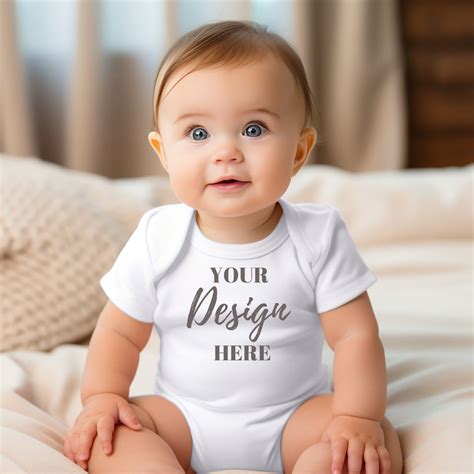 Baby Bodysuit Mockup Baby White Onesie Mockup Onesie Mockup Baby