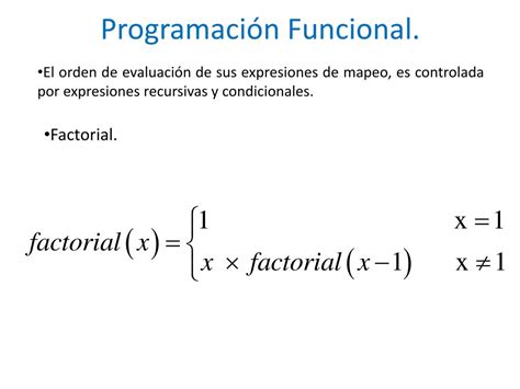 Ppt Unidad Iii Programaci N Funcional Powerpoint Presentation Free