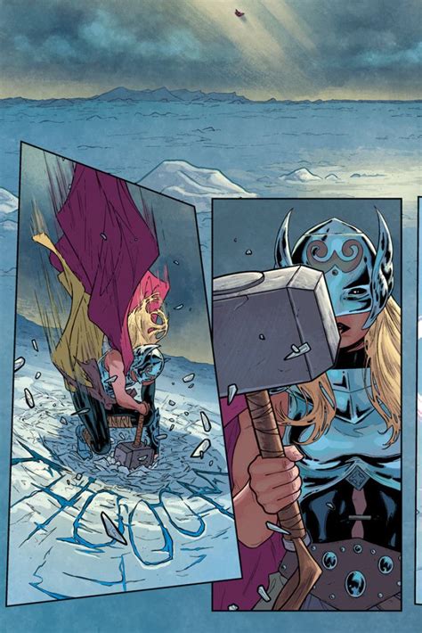 Marvel S New Female Thor Goddess Of Thunder Is Finally Unmasked Female Thor Avengers Art