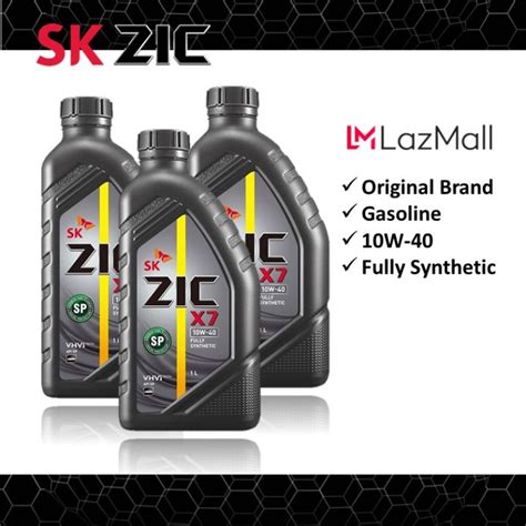 Zic X7 10W 40 Gasoline Engine Oil Fully Synthetic Lazada PH