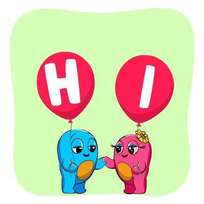 Animated Hello Stickers, Hi Stickers,free copy paste stickers | Hello ...