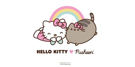 Hello Kitty X Pusheen Collaboration Sanrio Plush Lagoagriogobec