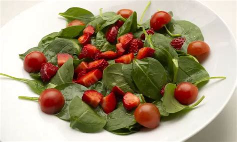 Ensalada De Espinacas Y Tomates Receta PASO A PASO