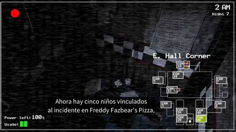 FNAF periódicos del pasillo este traducidos YouTube