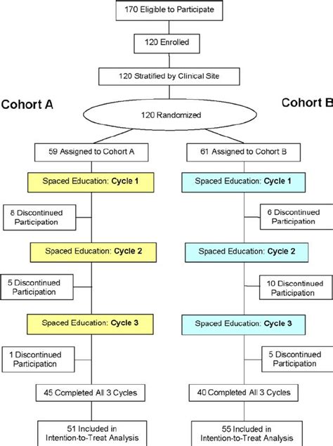 Consort Flow Chart Of Randomized Controlled Trial Students Were