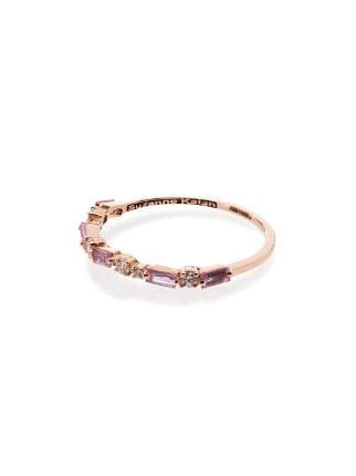 Suzanne Kalan Anillo Firework En Oro Rosa De 18kt Con Diamante Farfetch