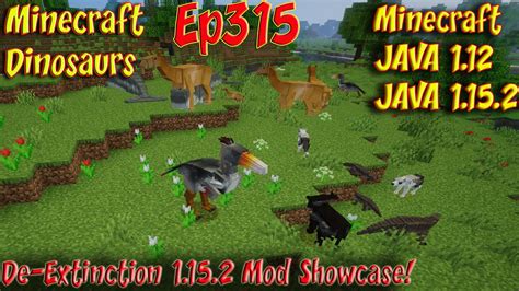 De Extinction Mod Showcase HD 60FPS Cenozoic Creatures Minecraft